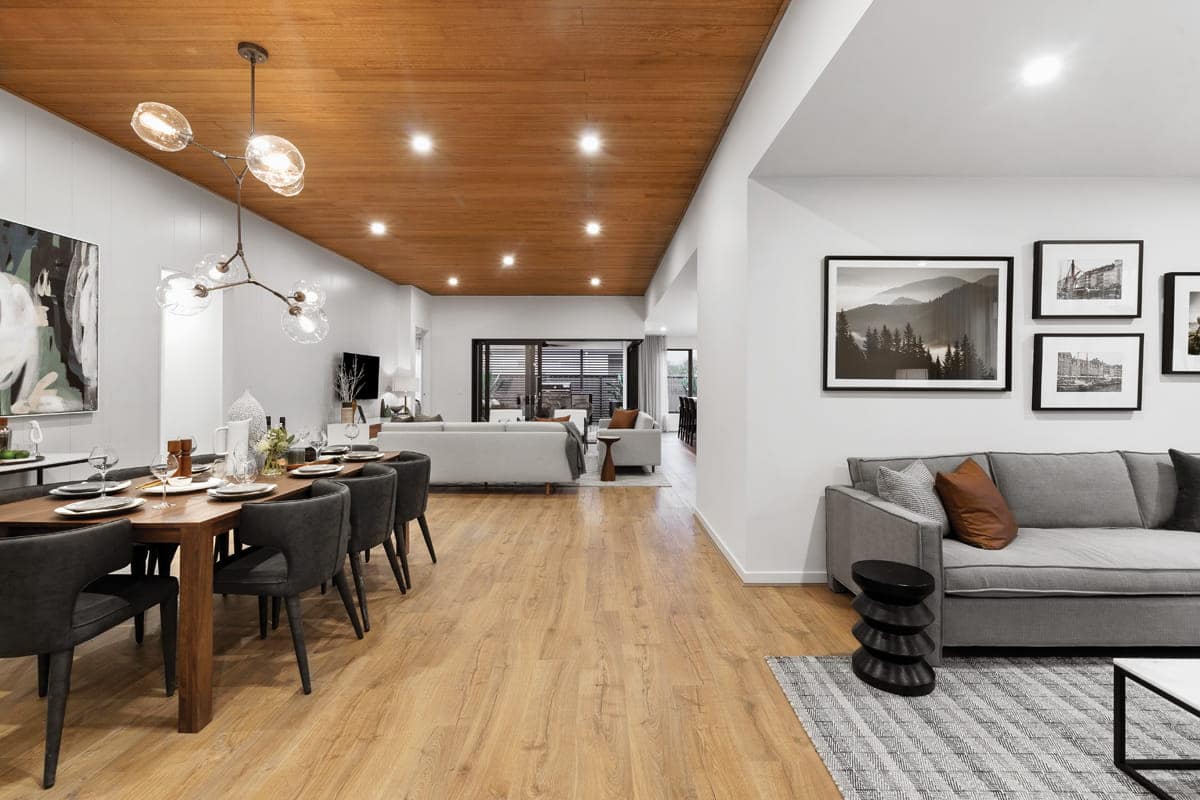 Modern home under construction